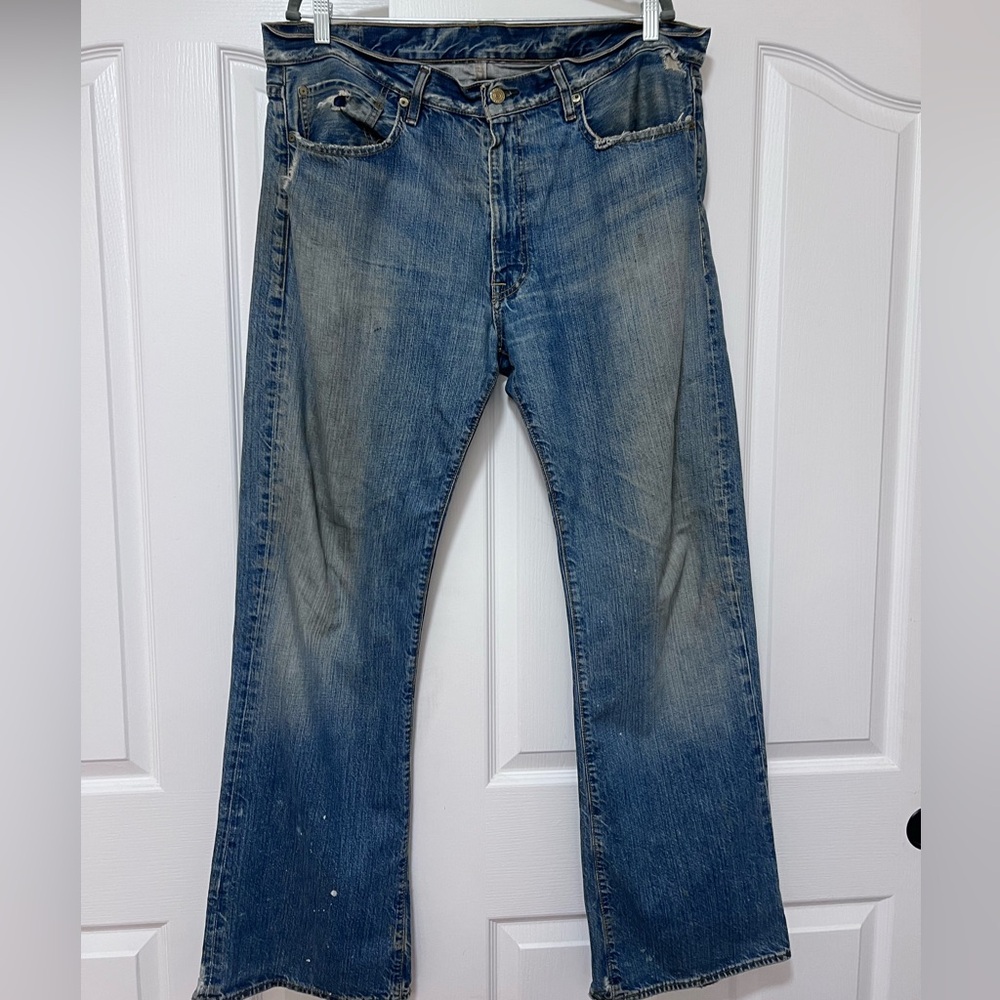 Ralph Lauren RL Men's Blue Jeans -  38/34  - comfortably broken in